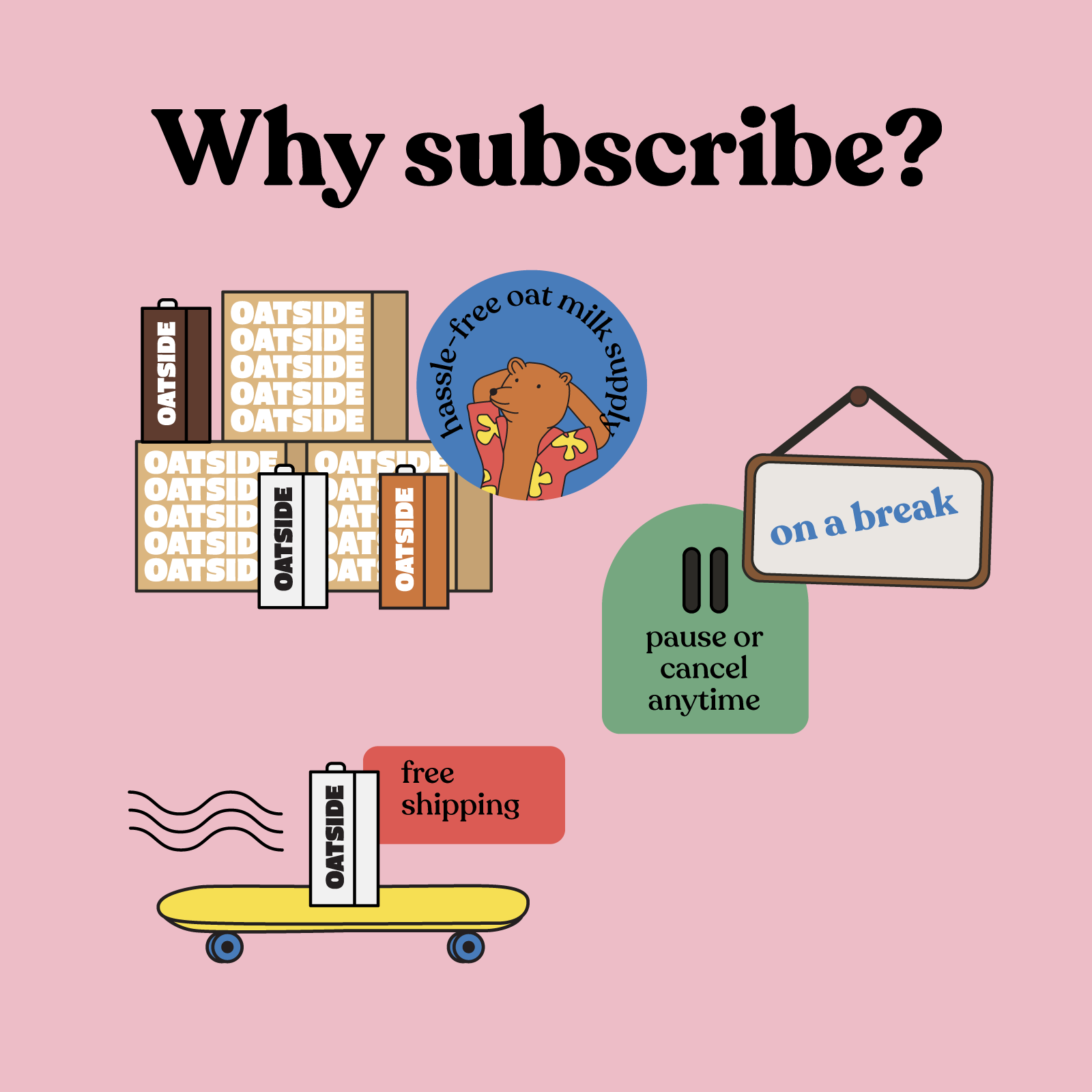 Barista Blend Pocket Packs with Straw (24 x 200ml) Subscription