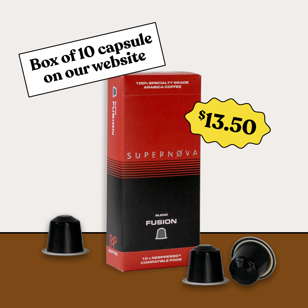 PPP Coffee Capsules Supernova Pods Fusion Oatside SG