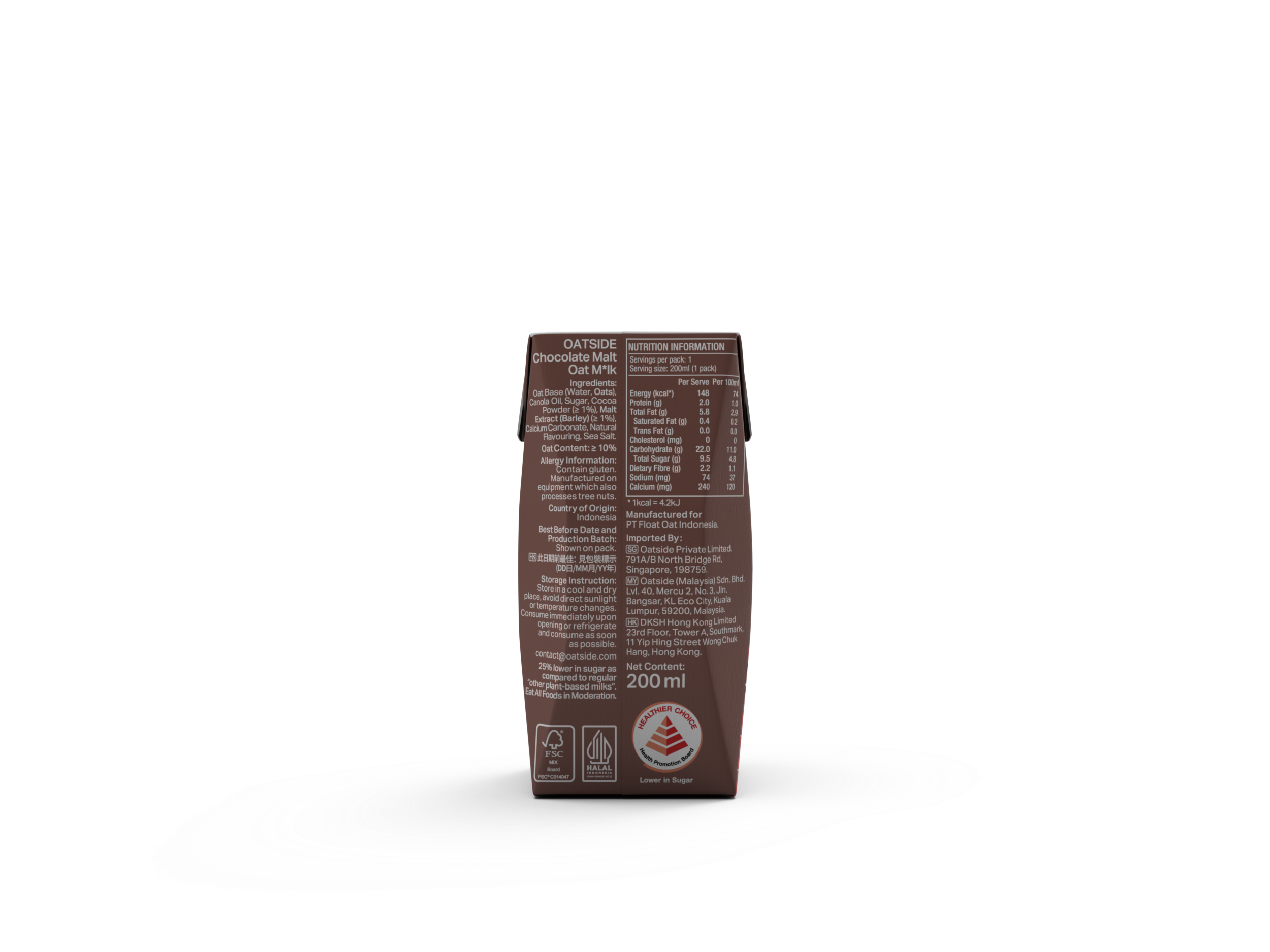 Chocolate Malt Pocket Packs (24 x 200ml) (Exp: Jun 2026)