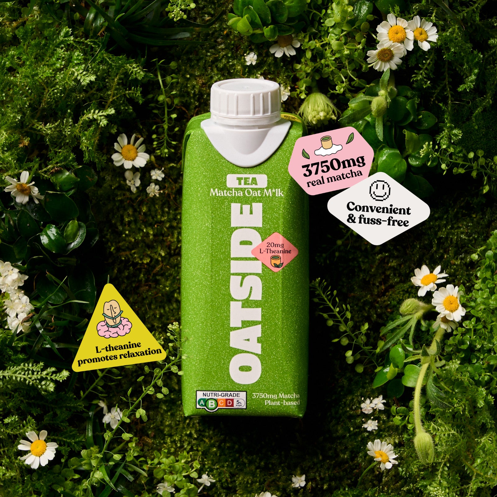 OATSIDE Matcha Oat Milk (24 x 250ml)