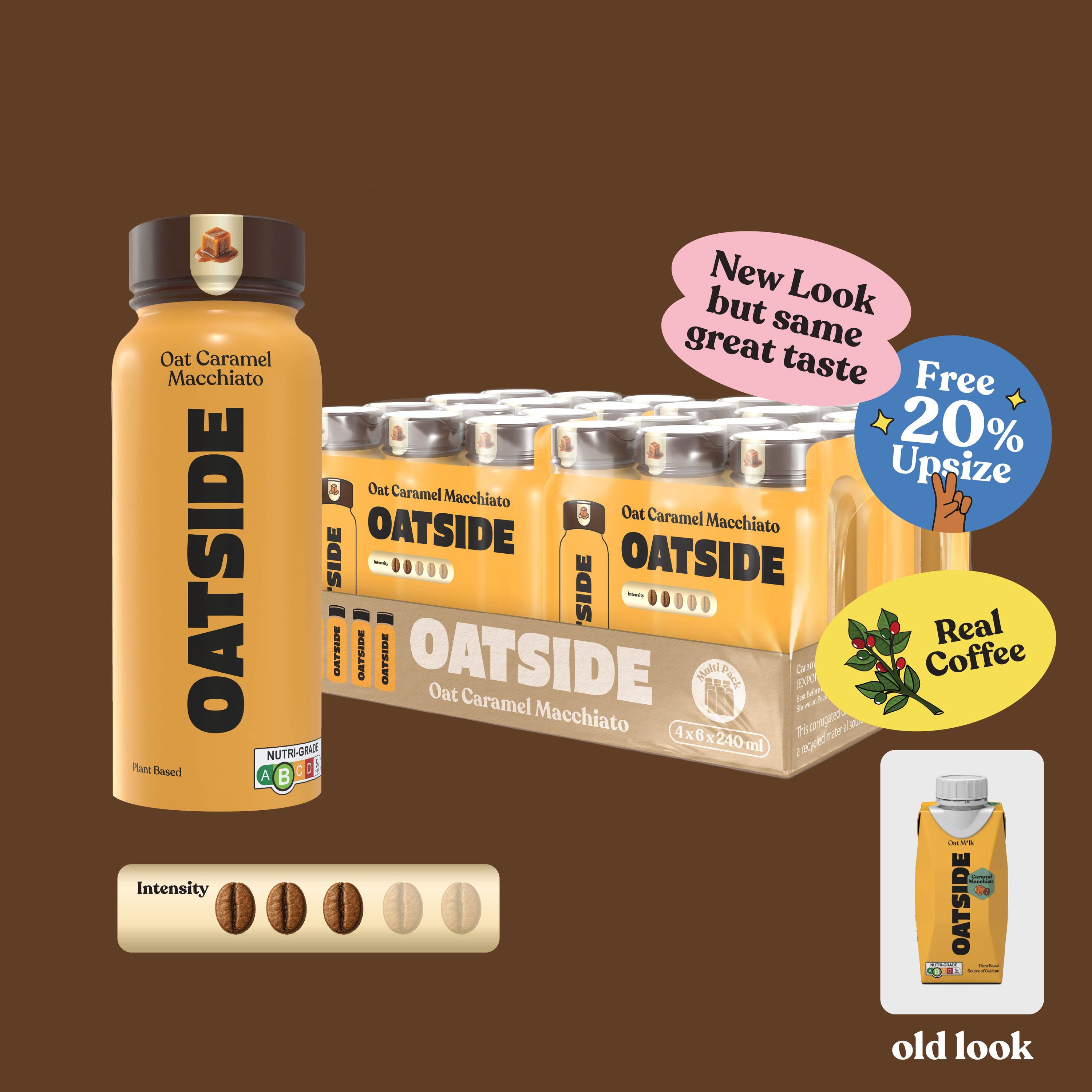 OATSIDE Caramel Macchiato Coffee Oat Milk 240ml x 24
