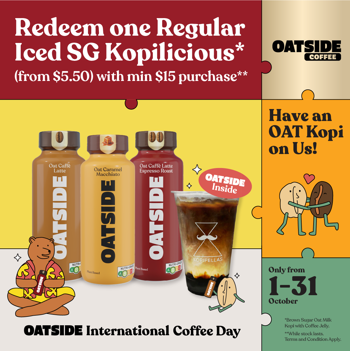 [GWP] Free OAT KOPI Voucher (worth $6.50) with min $15 spend