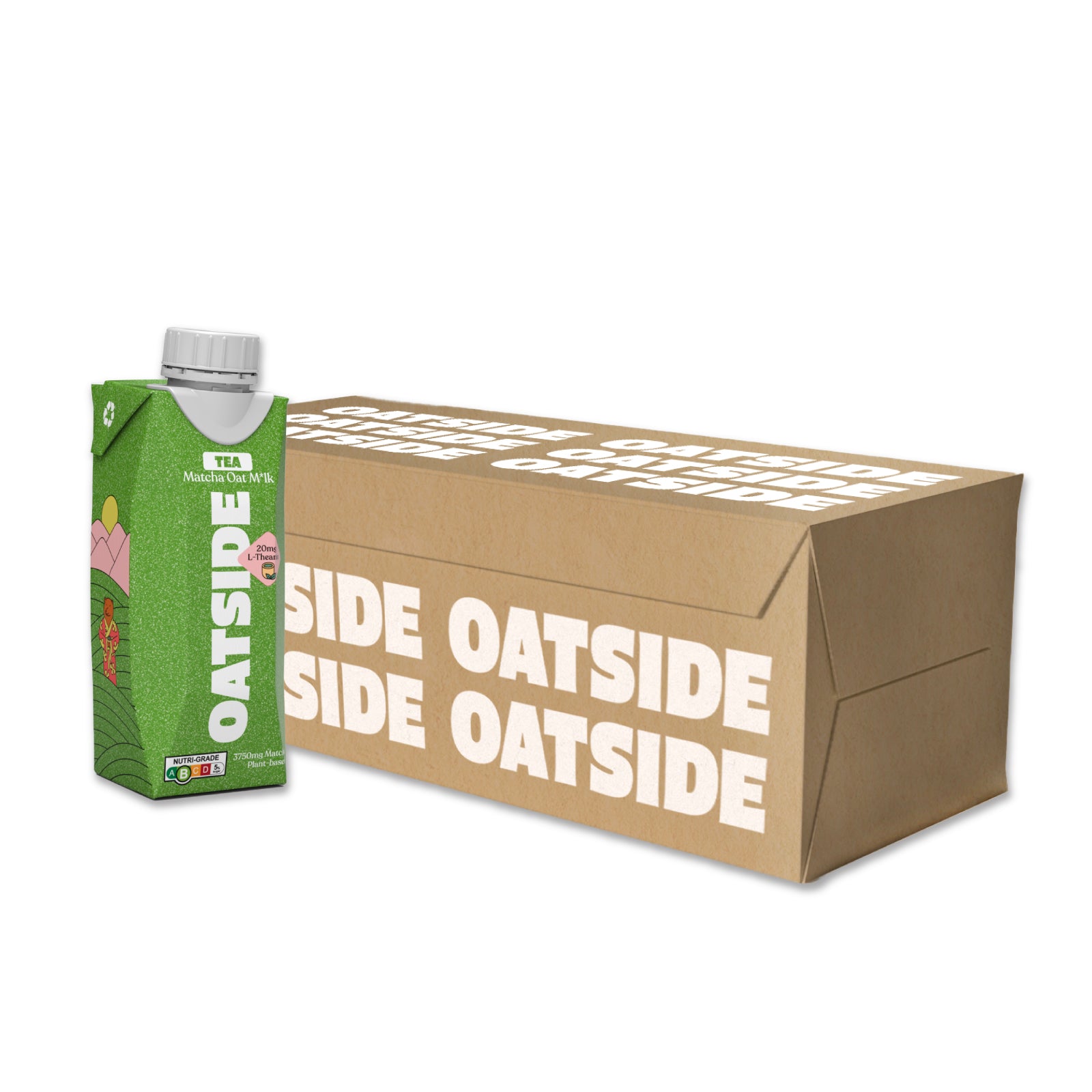 OATSIDE Matcha Oat Milk (24 x 250ml) (Exp: May 2026)