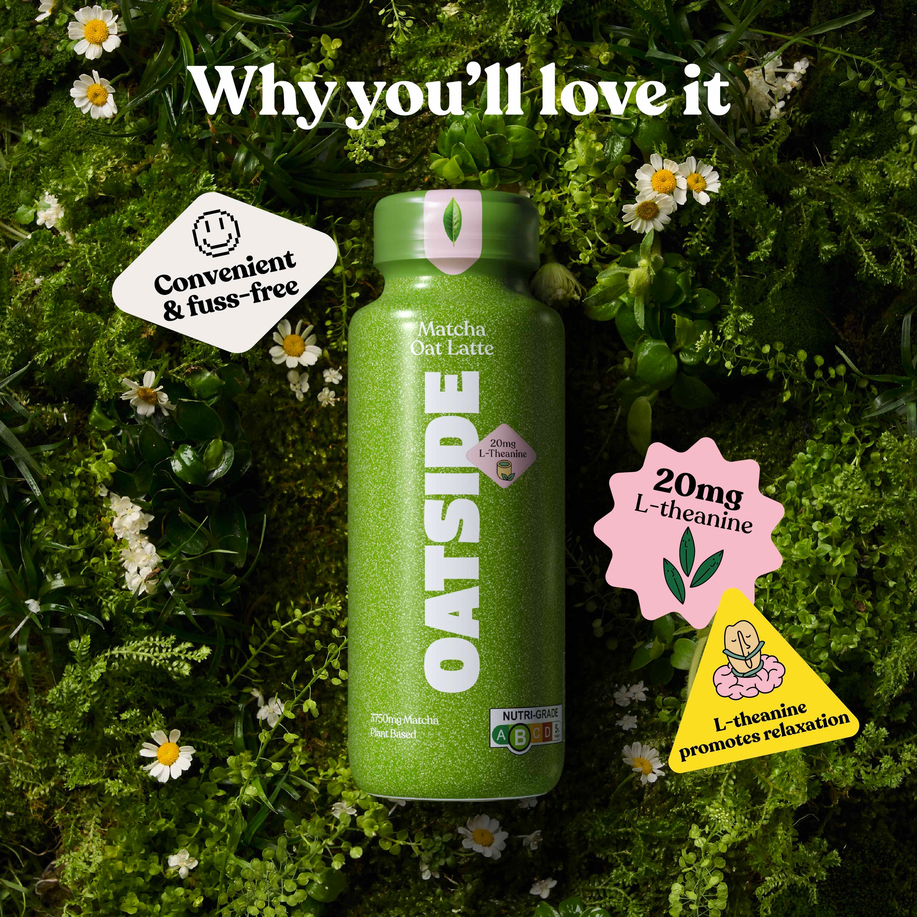 OATSIDE Matcha Oat Milk (24 x 250ml) (Exp: Dec 2026)