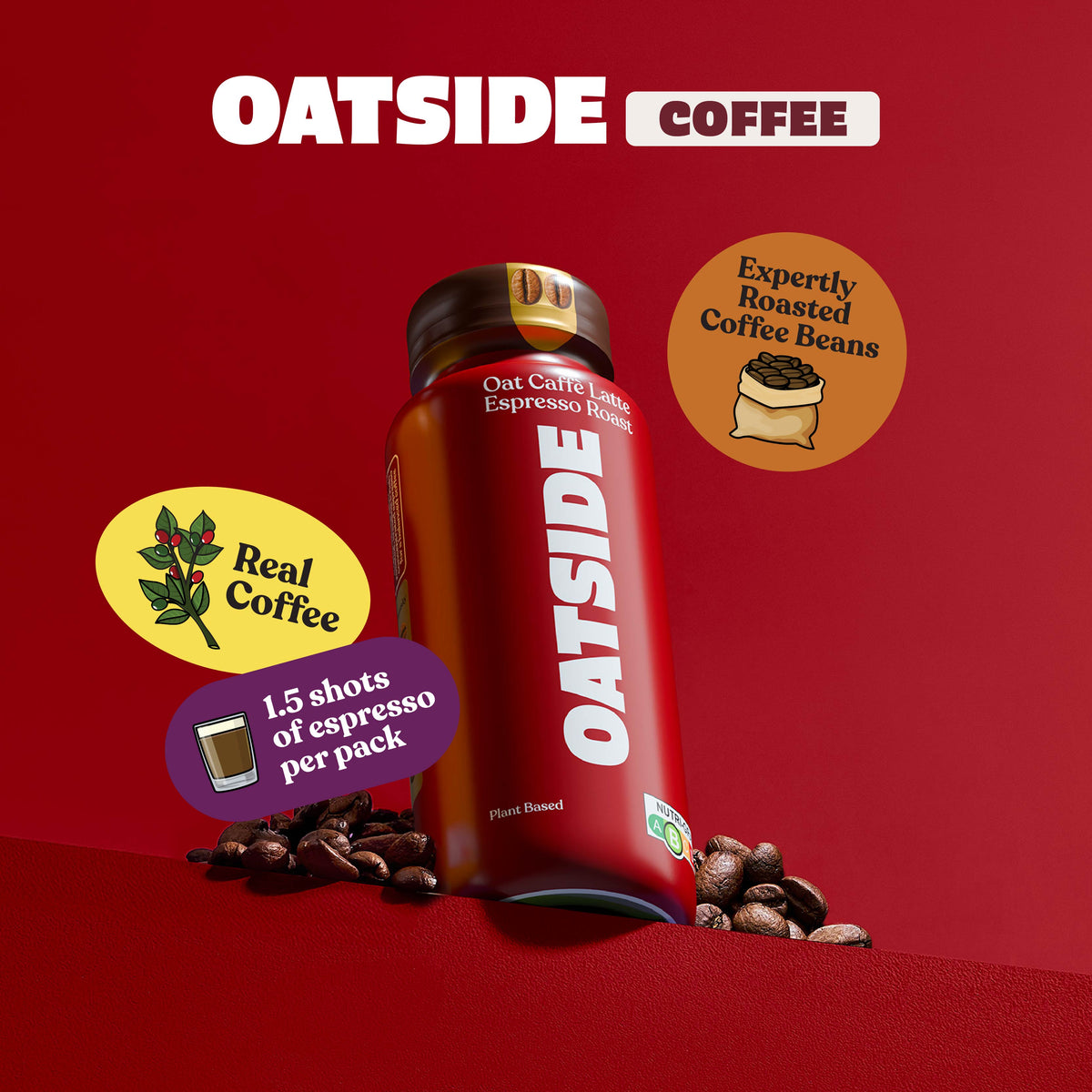 OATSIDE Espresso Roast Coffee Oat Milk 240ml x 24 (BCRS) (Exp: Jul 2027)