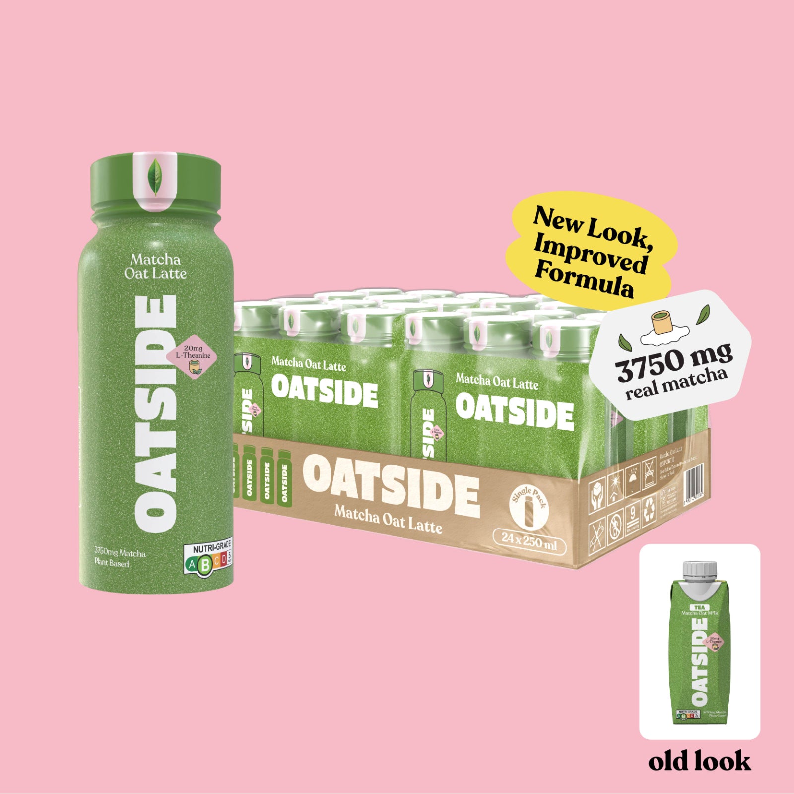 OATSIDE Matcha Oat Milk (24 x 250ml) (Exp: Dec 2026)