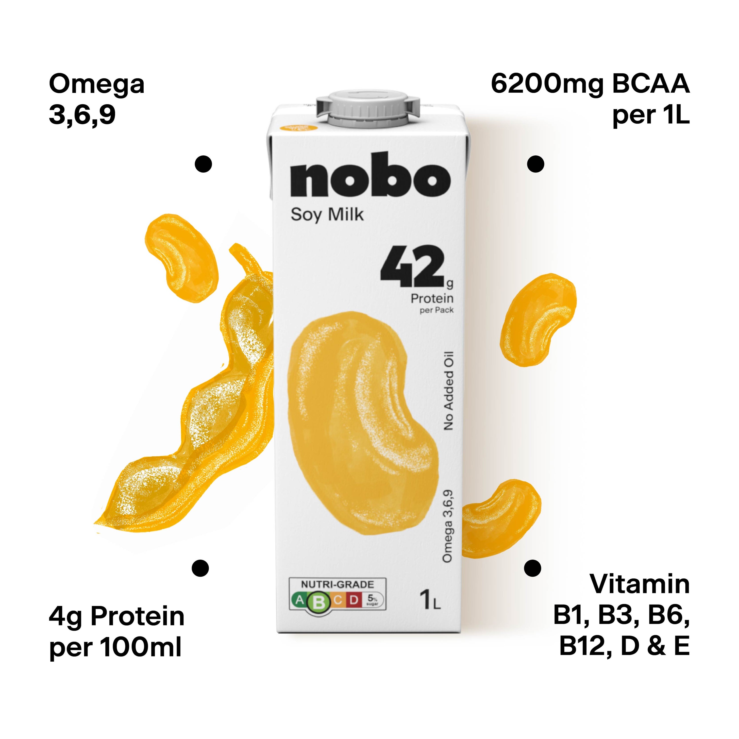 NOBO Soy Milk Original 1L x 6