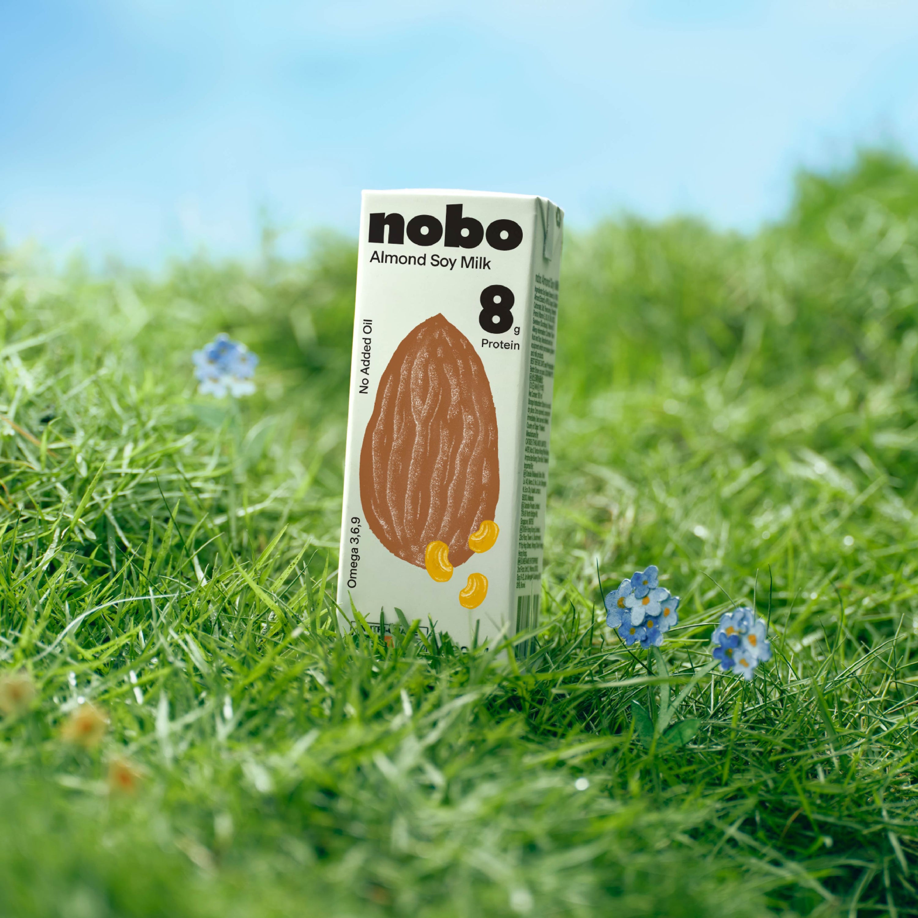 NOBO Almond Soy Milk Original 180ml x 24