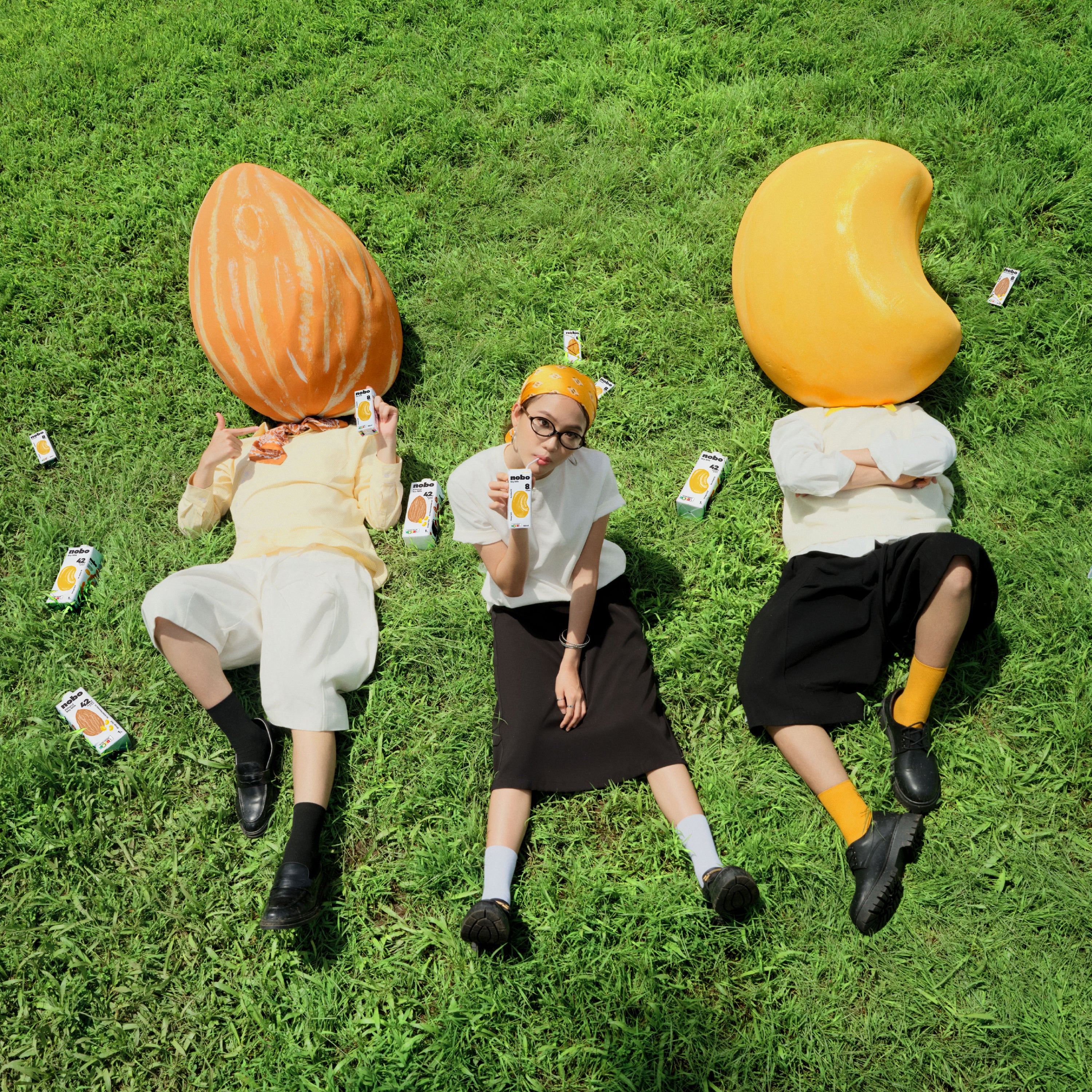 NOBO Almond Soy Milk Original 180ml x 24