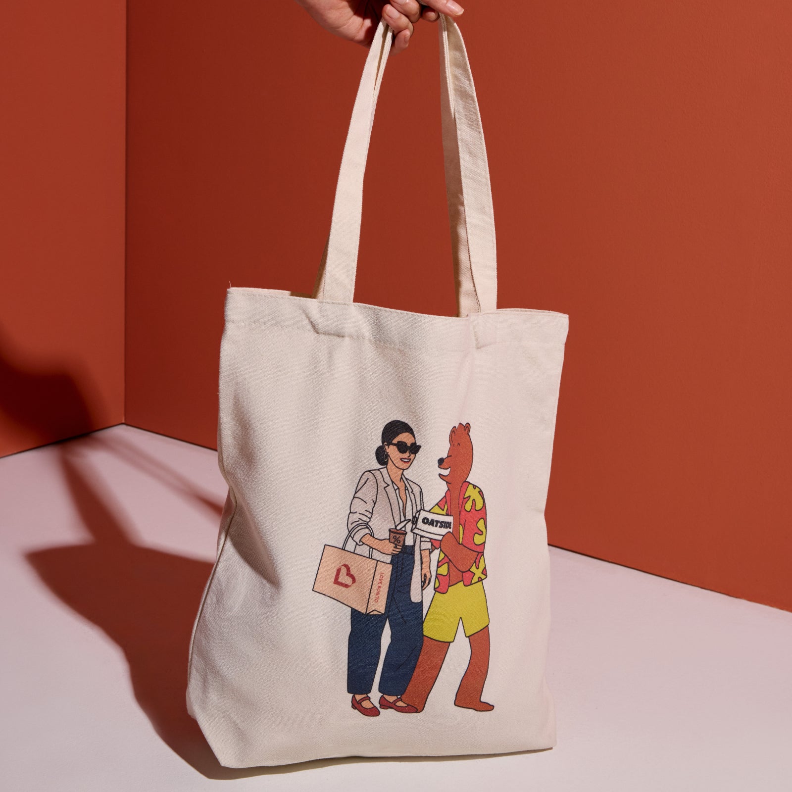 OATSIDE x Love Bonito x Arabica Tote Bag (Meet me at the Café)