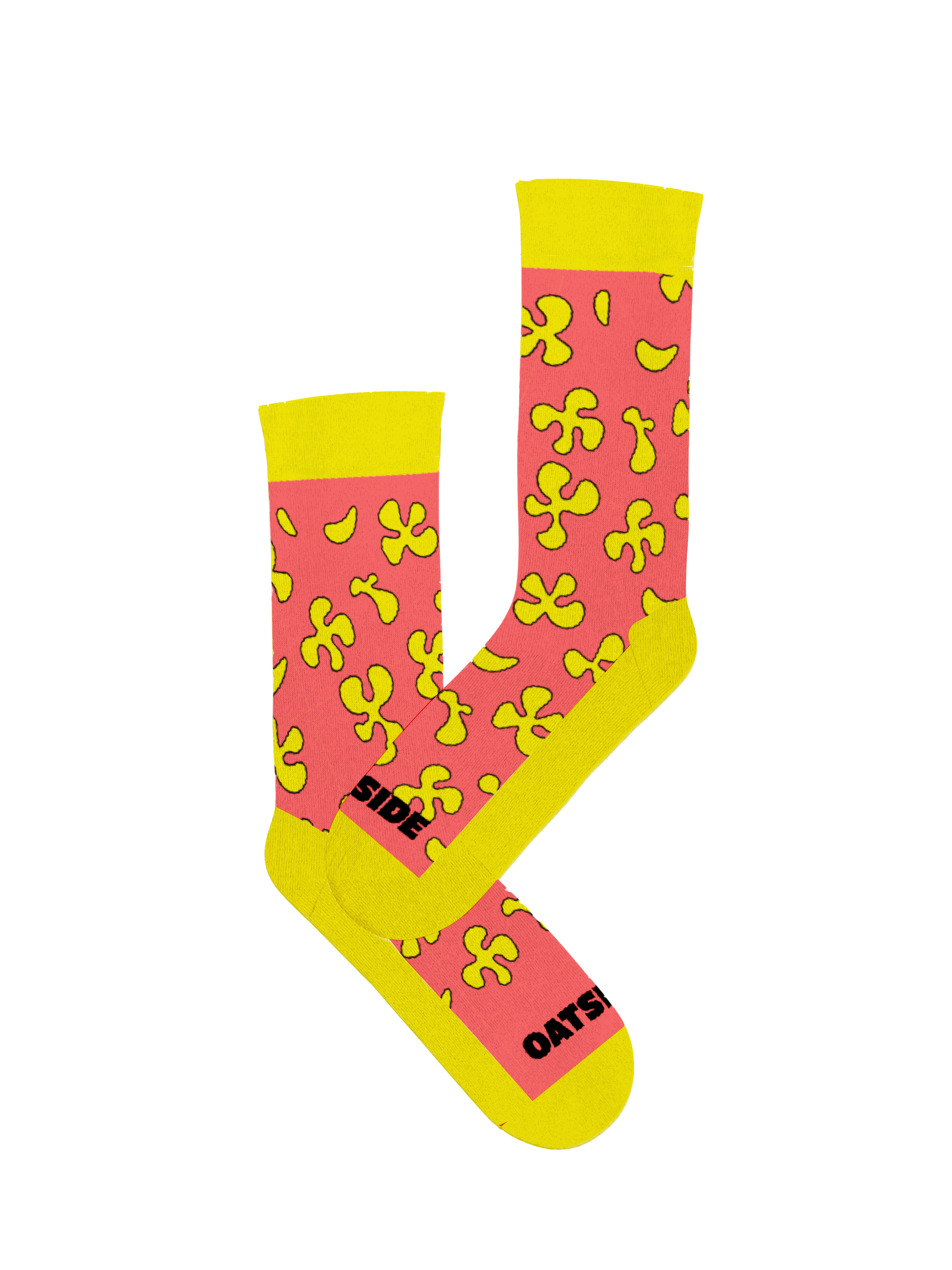 OATSIDE Adult Socks (Hawaiian Print/Bear)