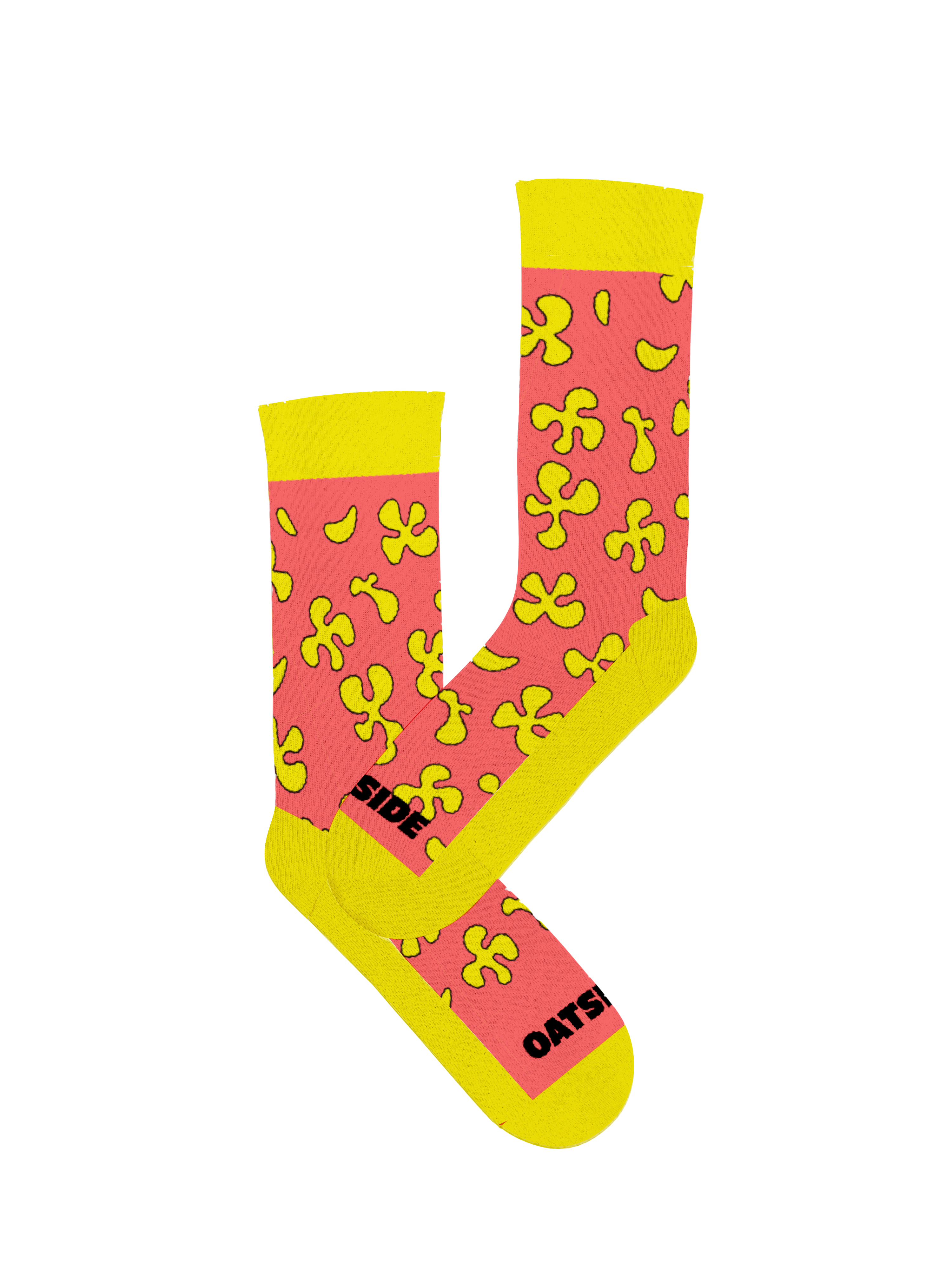 OATSIDE Adult Socks (Hawaiian Print/Bear)