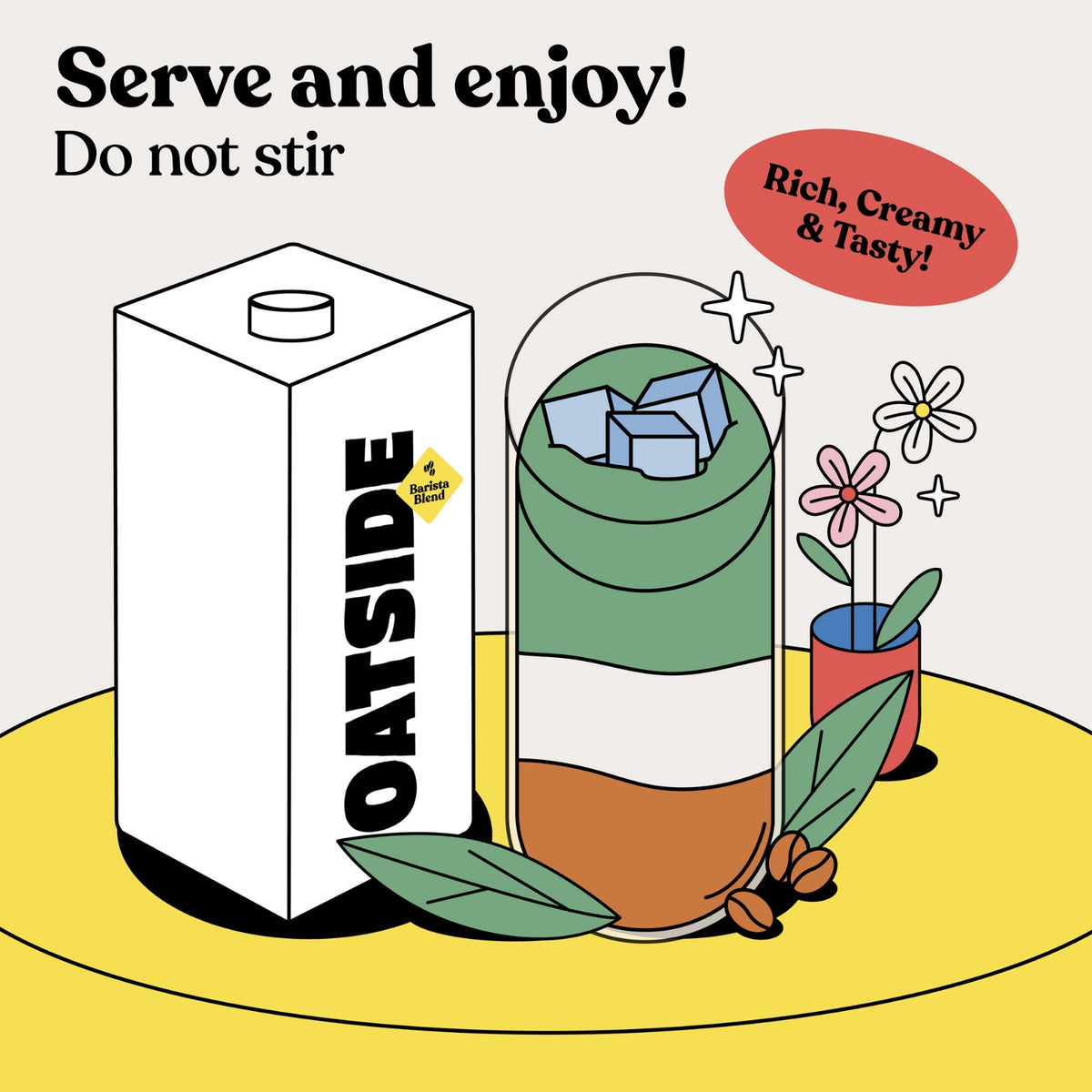 Barista Blend Oat Milk Dairyfree Alternative Milk for Coffee