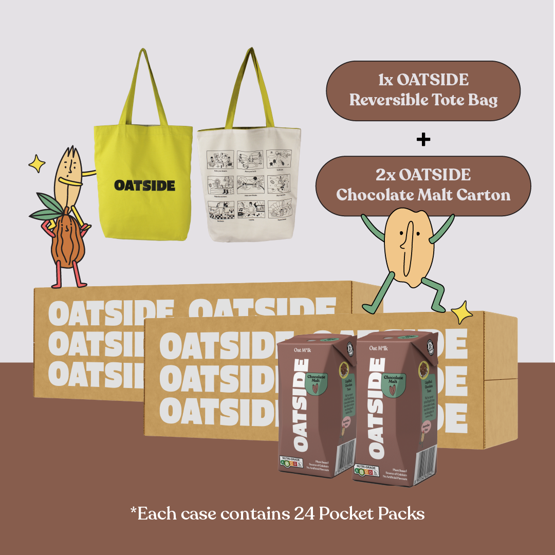 Chocolate Malt Bundle - Reversible Bag & 2 Chocolate Malt Pocket Pack Cases